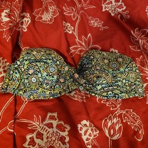 34D Paisley Victoria's Secret knockout bandeau